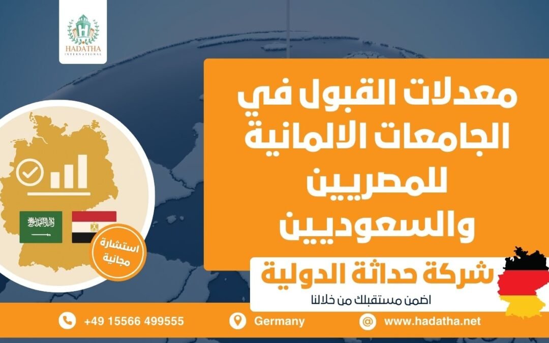 معدلات القبول في الجامعات الألمانية للمصريين والسعوديين