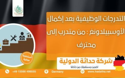 التدرجات الوظيفية بعد إكمال الأوسبيلدونغ : من متدرب إلى محترف